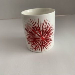STARBUCKS - Red and White Holiday Fireworks Mug